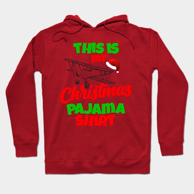 This is my Plane Christmas Pajama Hoodie by VFR Zone